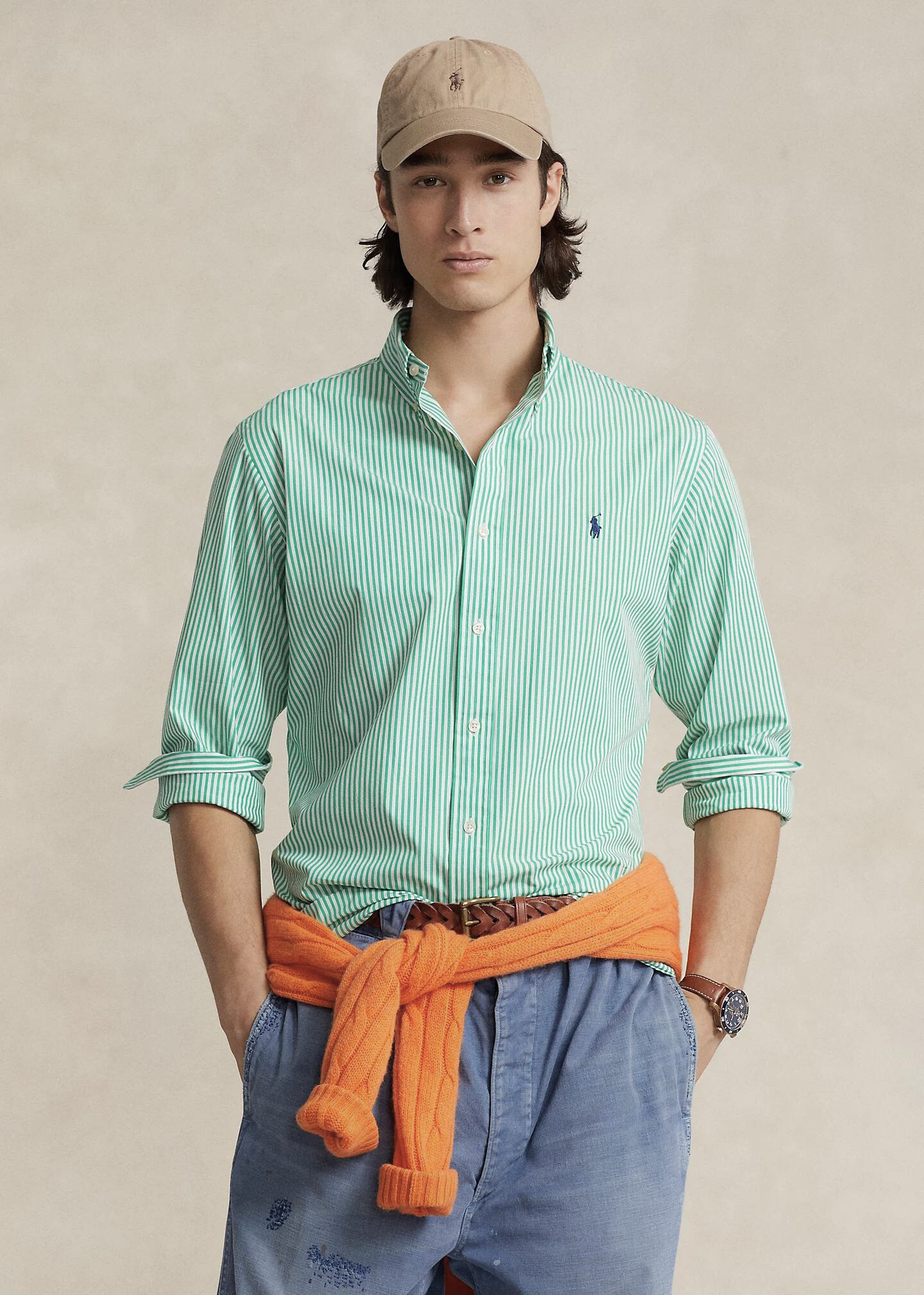 Camisa ralph lauren online verde