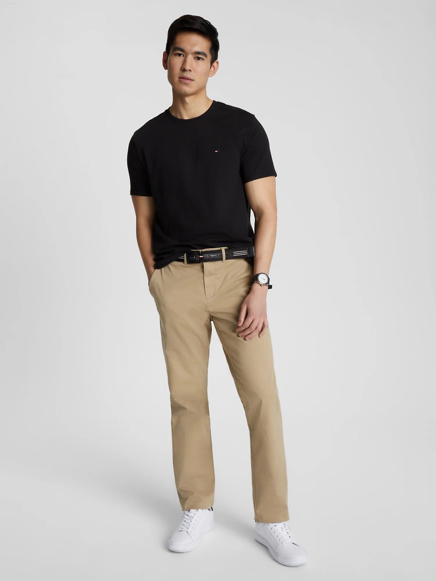 Polo Básico Tommy Hilfiger Negro