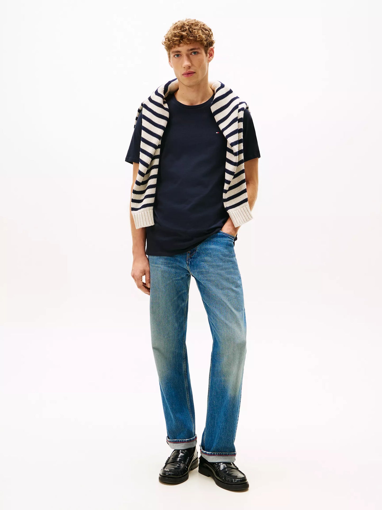 Polo Básico Tommy Hilfiger Azul Marino