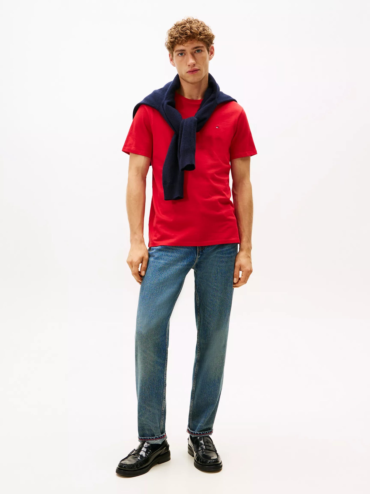 Polo Básico Tommy Hilfiger Rojo