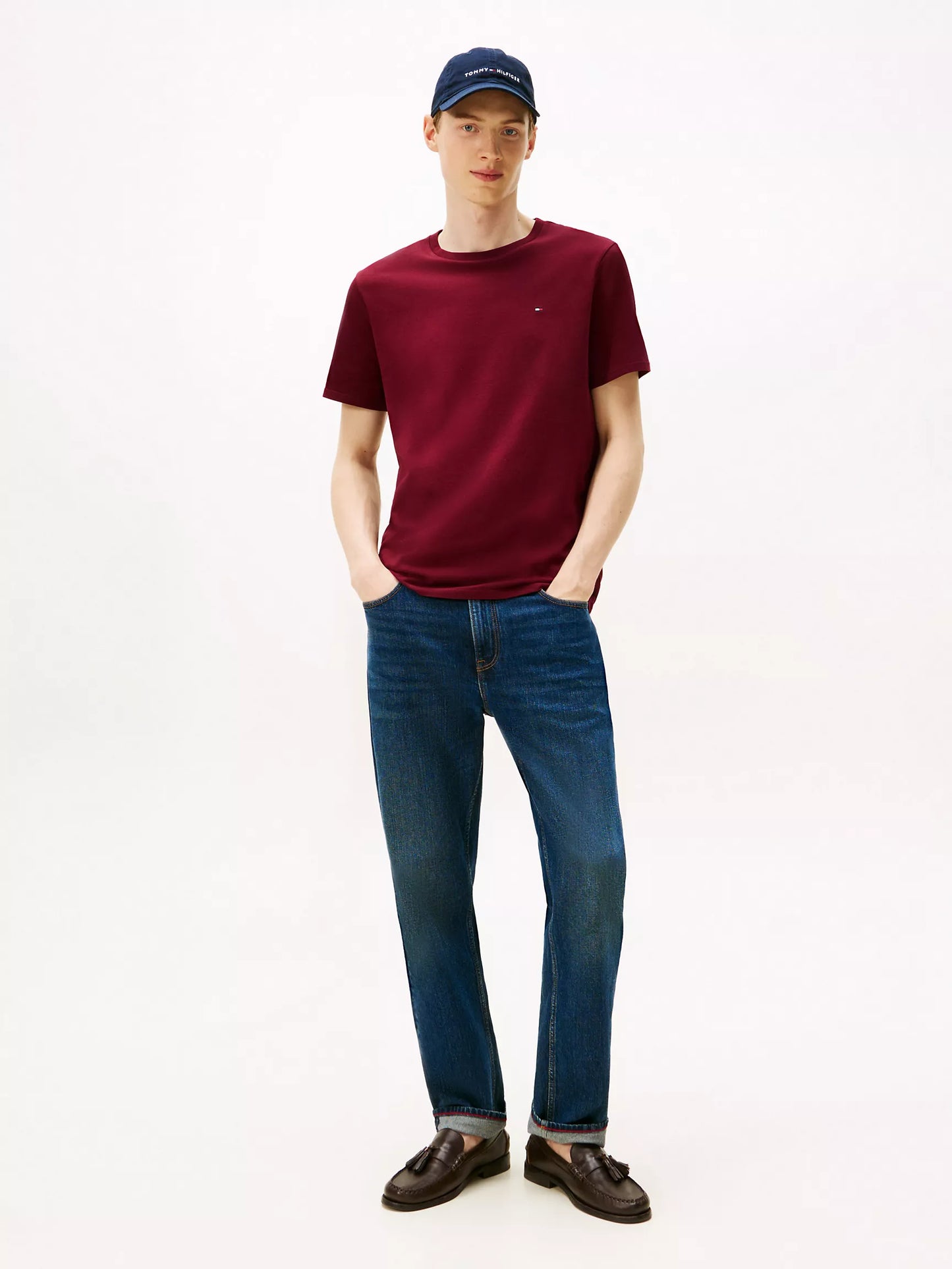 Polo Básico Tommy Hilfiger Vino