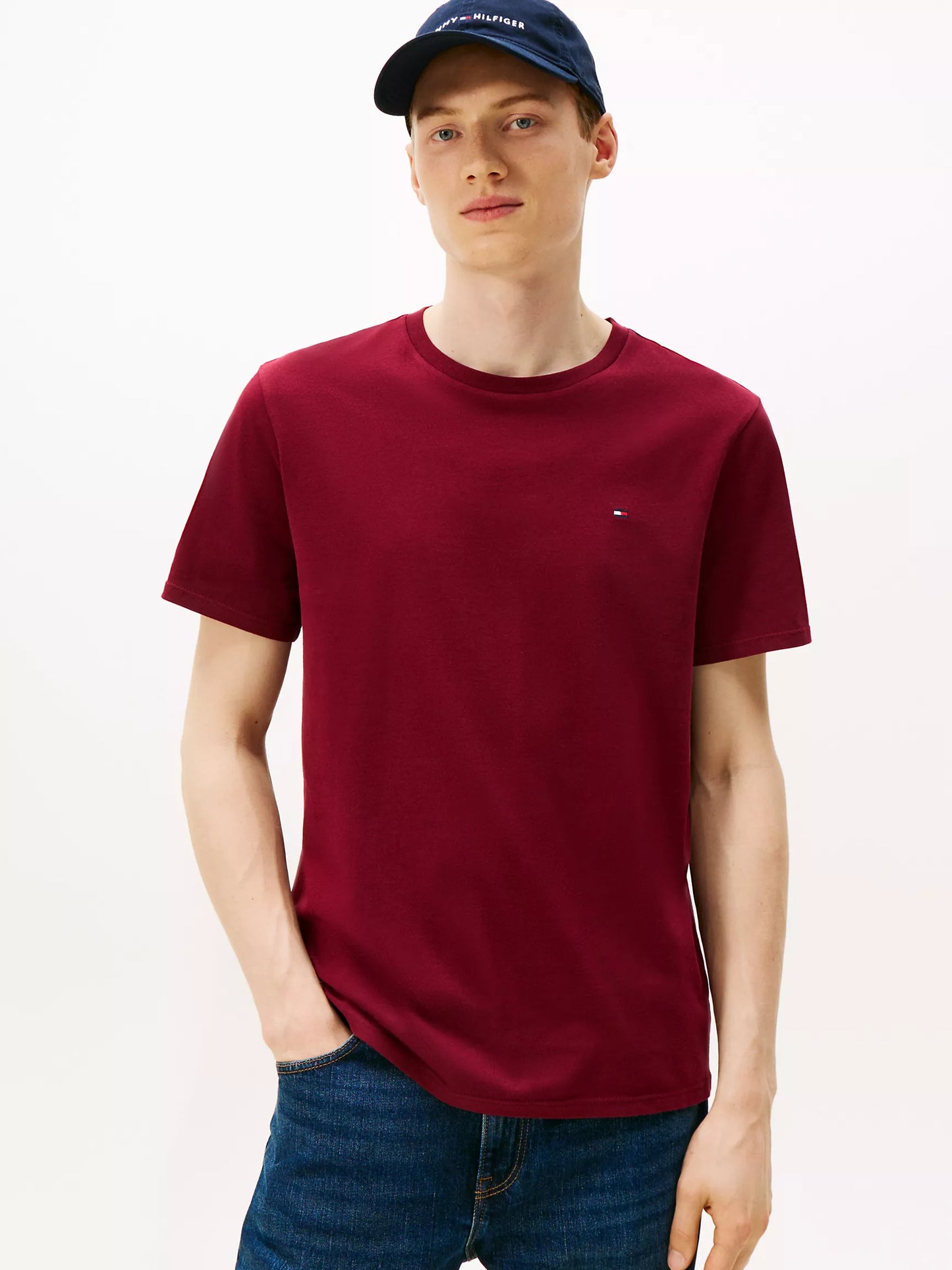 Polo Básico Tommy Hilfiger Vino