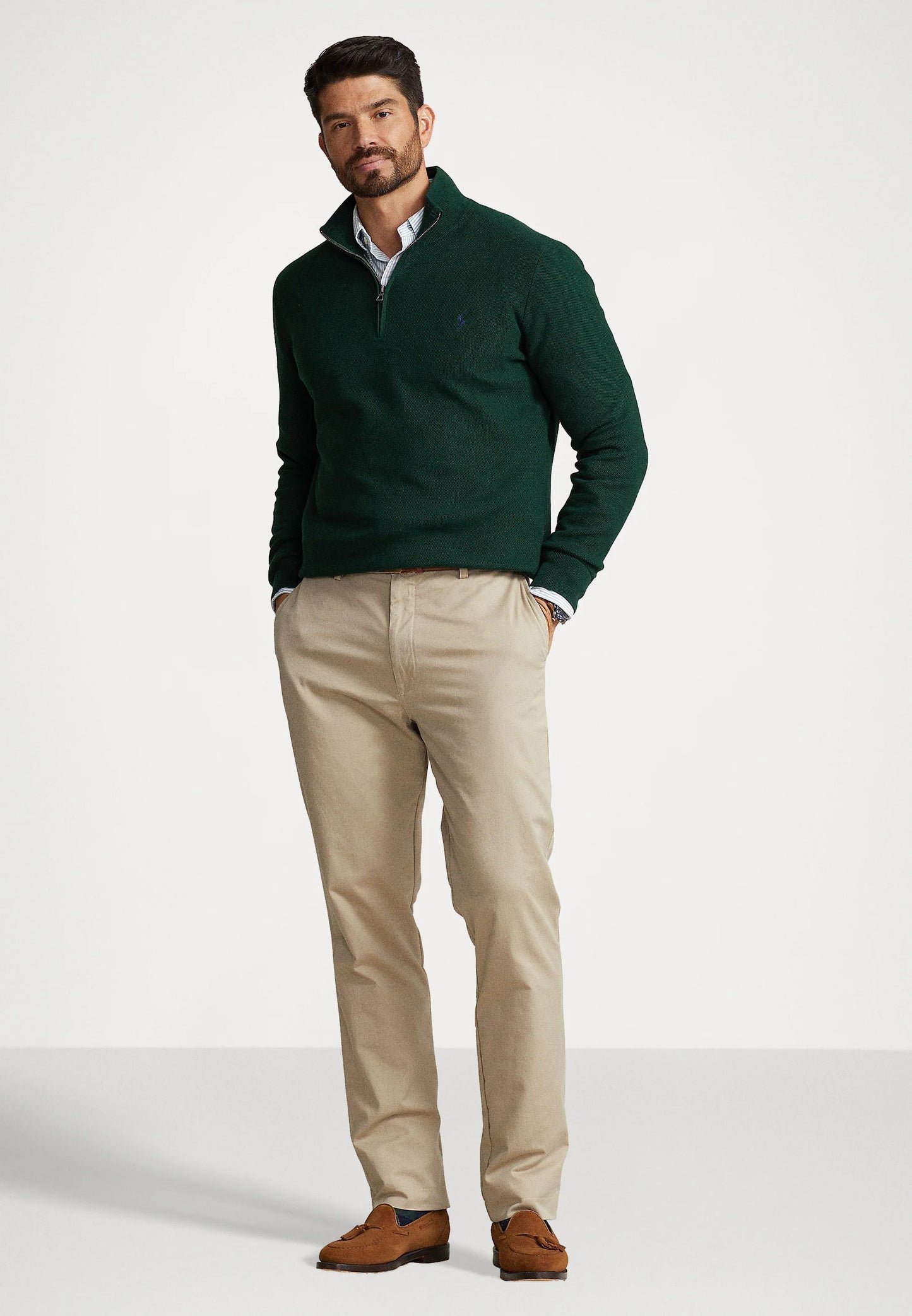 Sweater 1/4 Ralph Lauren Verde