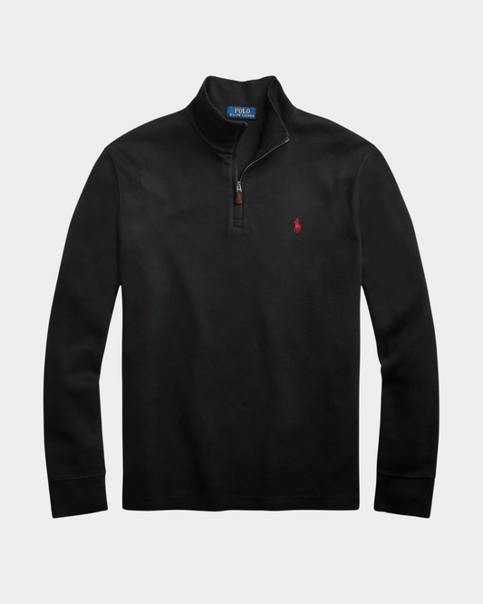 Sweater Ligero 1/4 Ralph Lauren Negro
