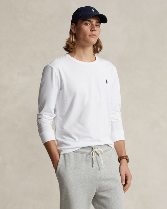 Preventa Polo Ralph Lauren Manga Larga Blanco