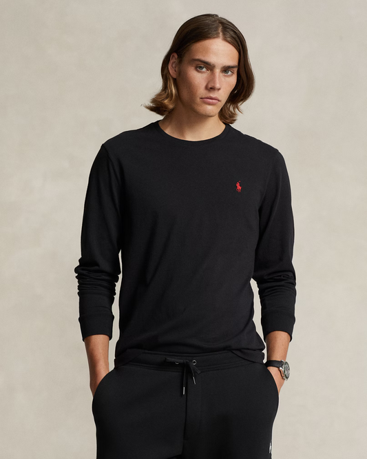Preventa Polo Ralph Lauren Manga Larga Negro