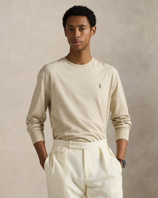 Preventa Polo Ralph Lauren Manga Larga Beige