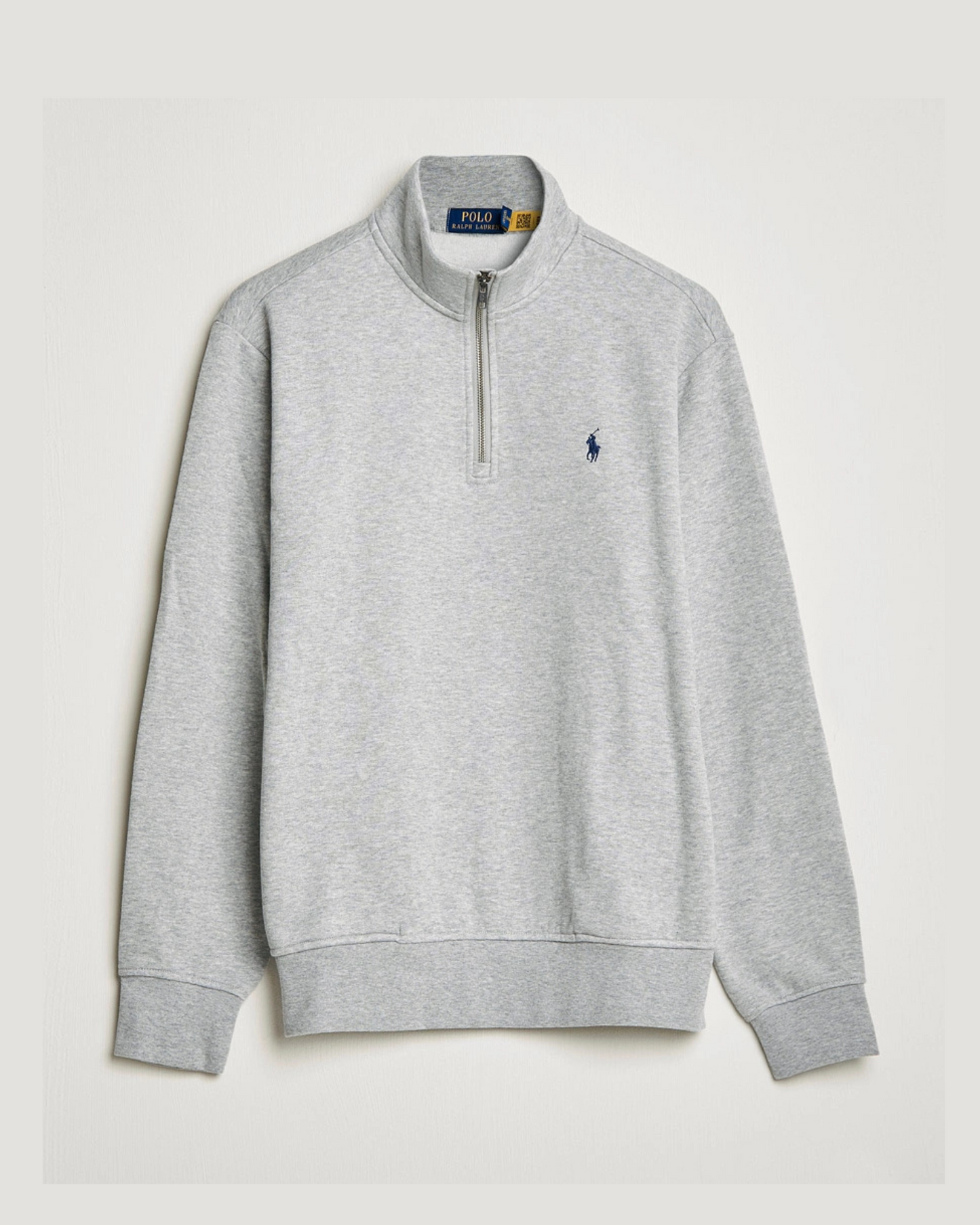 Sweater Fleece Jersey Half Zip Andover Heather