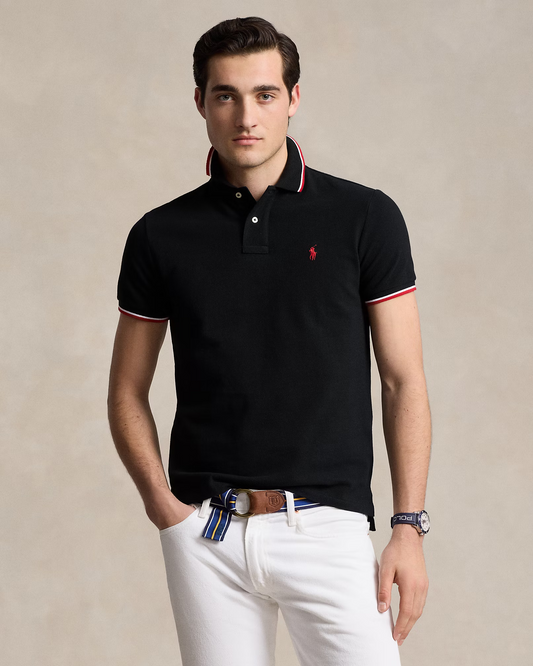 Camisero Ralph Lauren Negro Listado