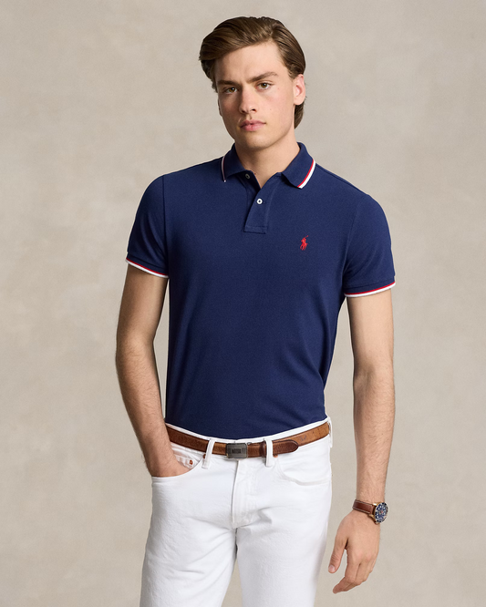 Camisero Ralph Lauren Acero Listado