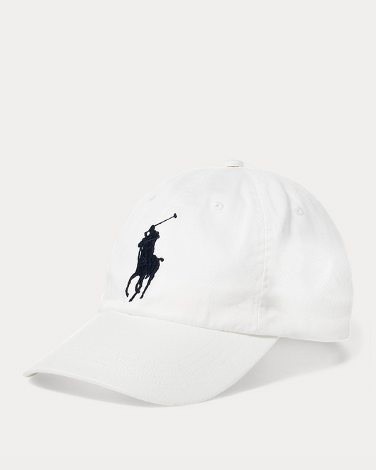 Gorra Ralph Lauren Beige Big Pony Blanco