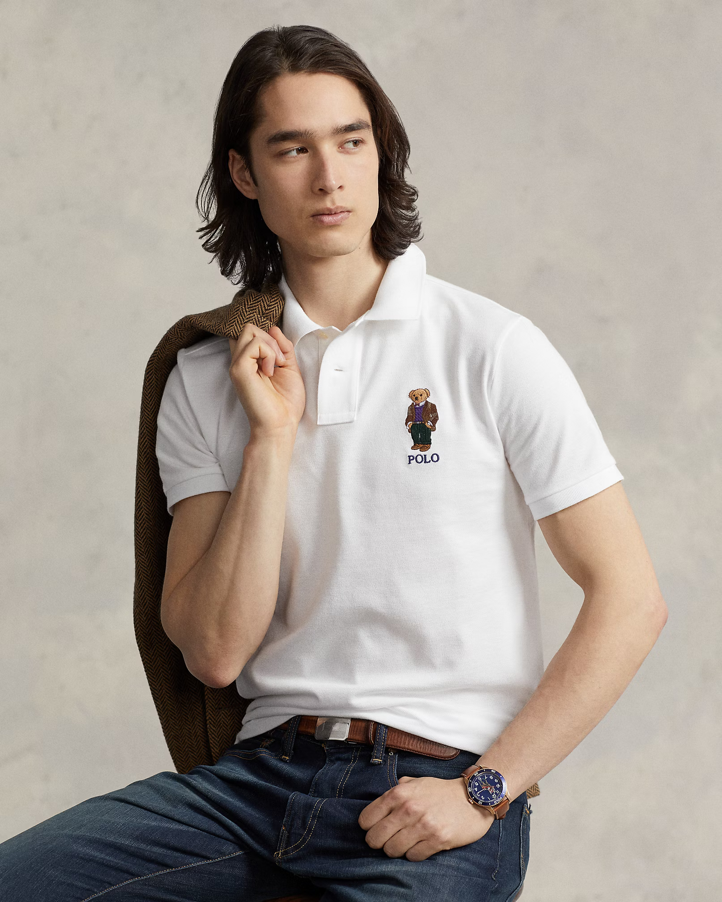 Camisero Ralph Lauren Bear Blanco