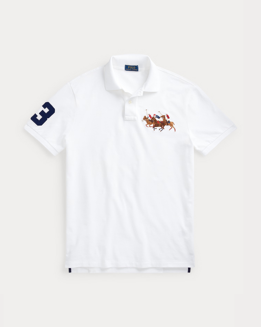 Camisero Ralph Lauren Triple Pony Blanco