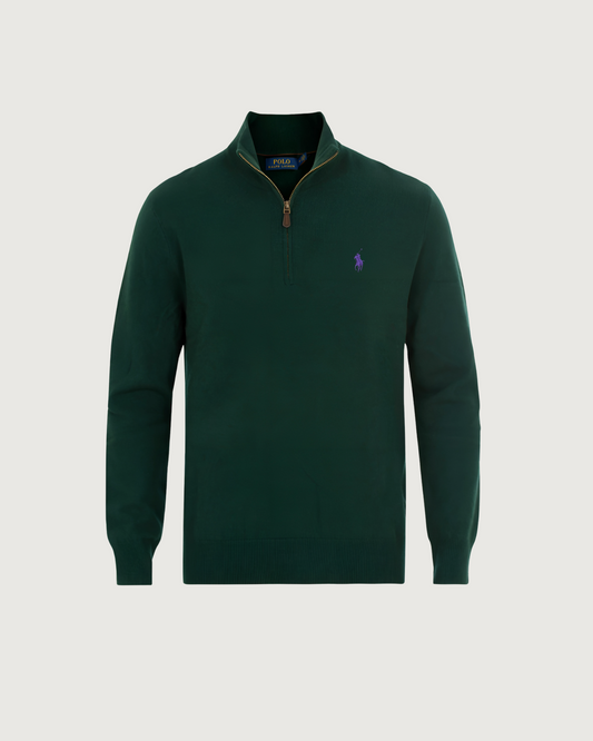 Sweater 1/4 Ralph Lauren Verde Oscuro