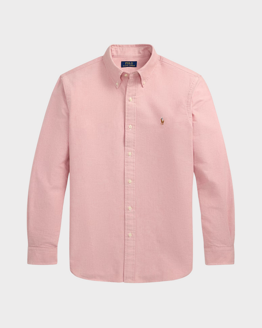 Camisa Oxford Ralph Lauren Rosada