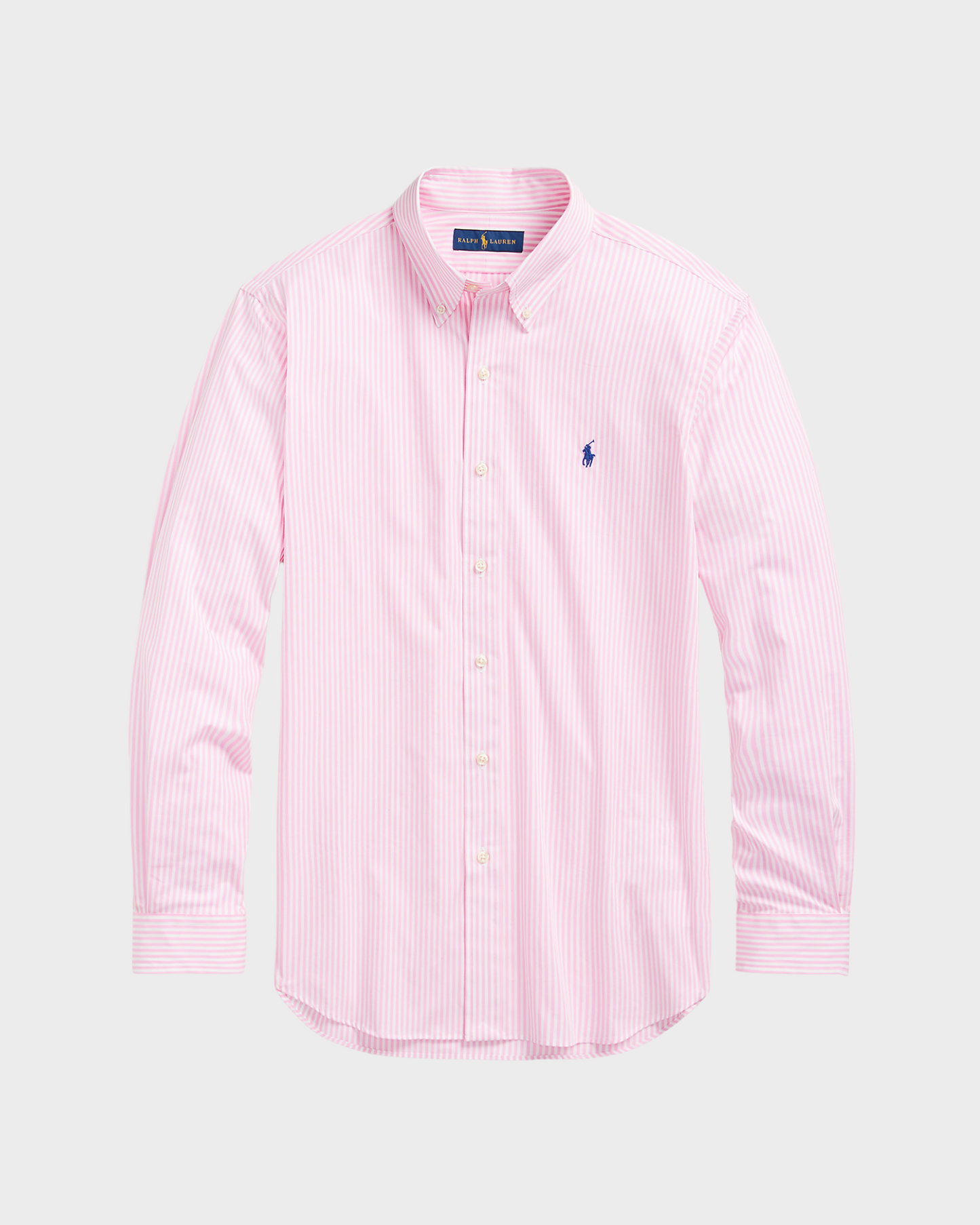 Camisa Oxford Ralph Lauren Listada Rosada