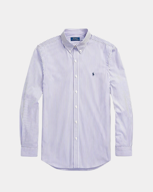 Camisa Ralph Lauren Rayas Lila