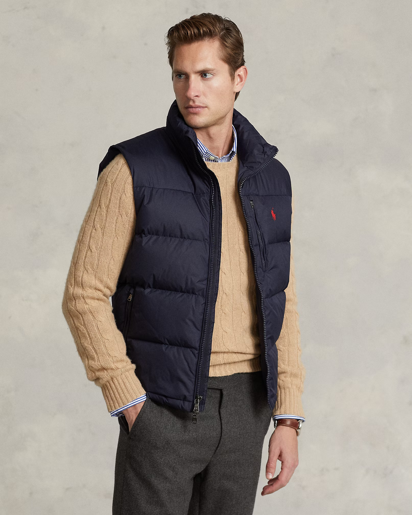 Chaleco Ralph Lauren Gorham de plumón Azul
