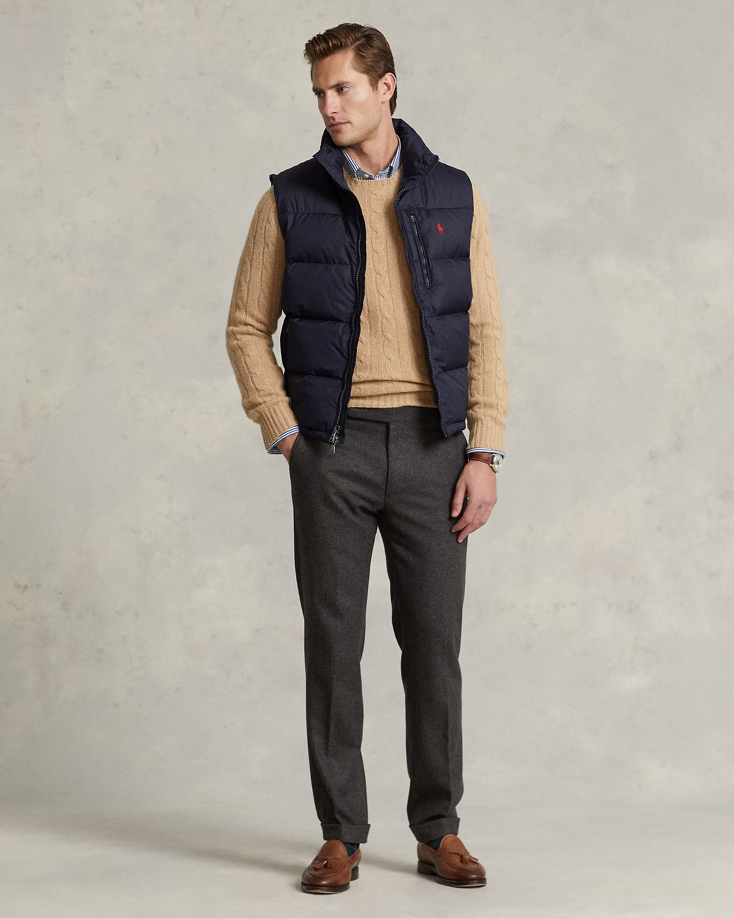 Chaleco Ralph Lauren Gorham de plumón Azul
