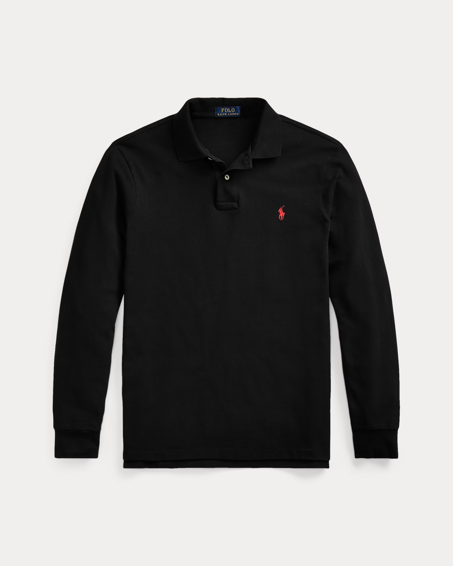 Camisero Ralph Lauren Manga Larga Negro