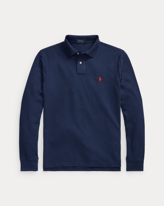 Camisero Ralph Lauren Manga Larga Acero