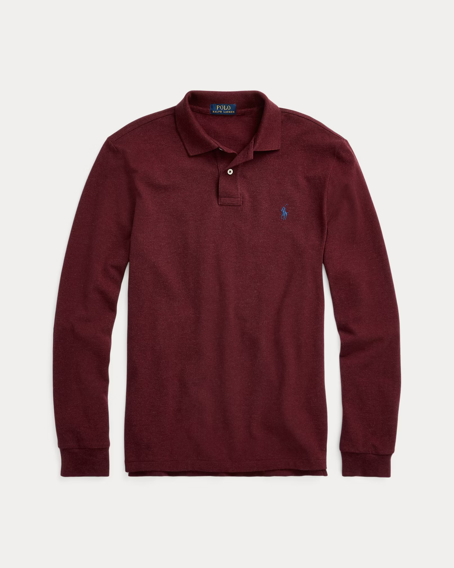 Camisero Ralph Lauren Manga Larga Vino