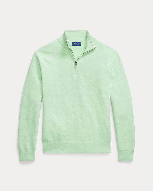 Sweater 1/4 Ralph Lauren Verde Alcachofa