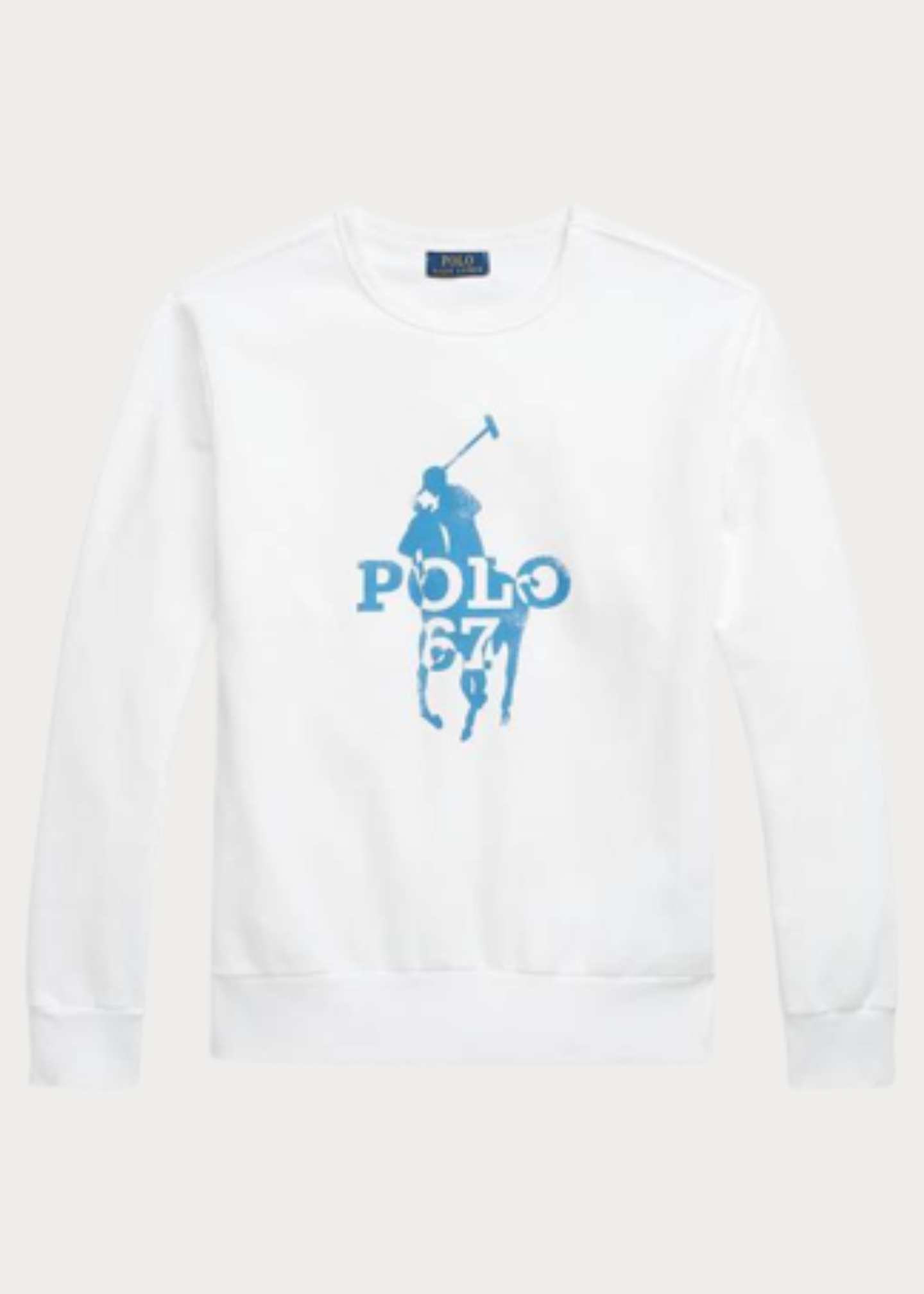 Polera Ralph Lauren Blanco Logo