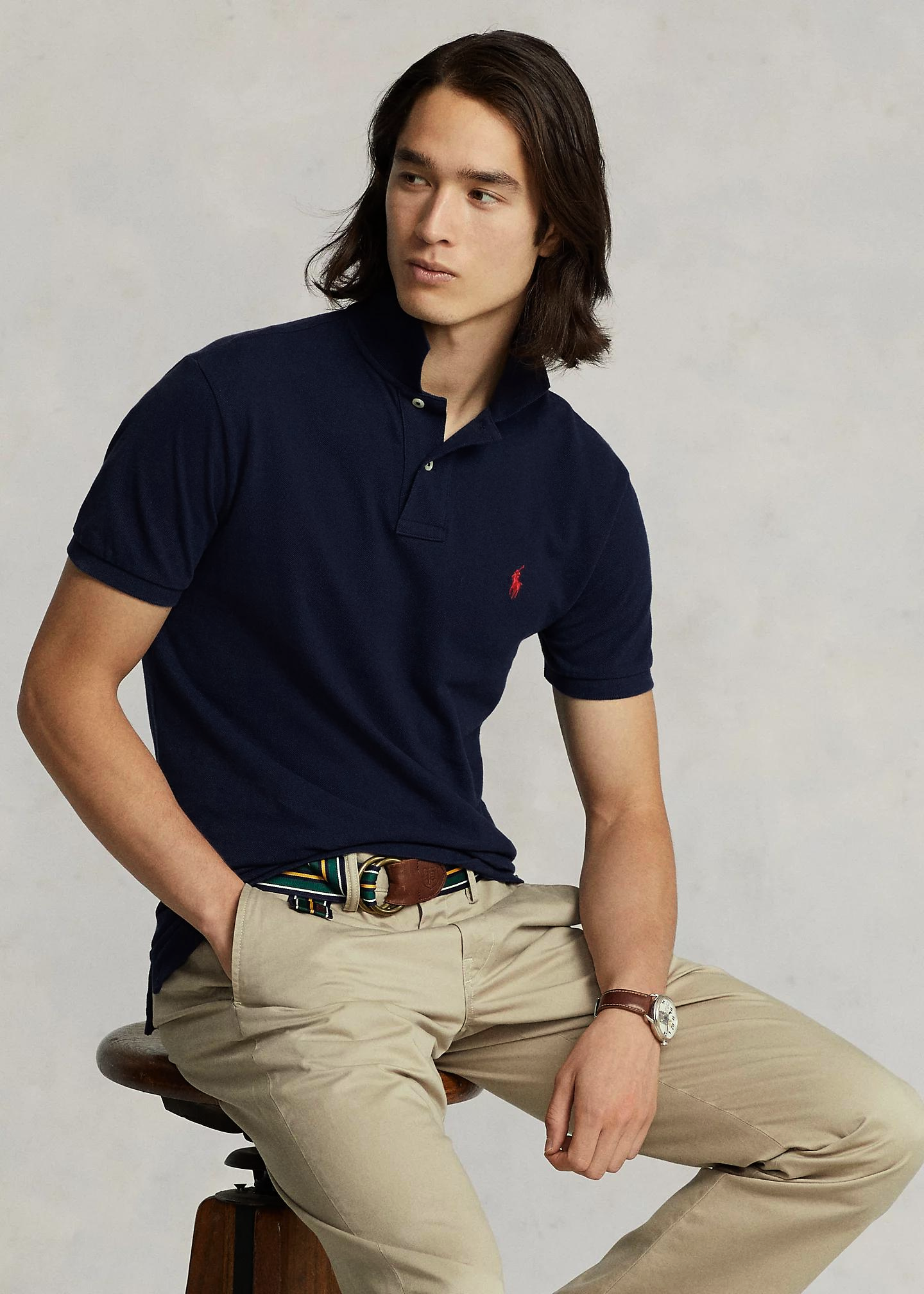 Camisero Ralph Lauren Azul Marino