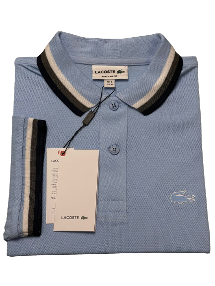 Camisero Lacoste 3D Celeste