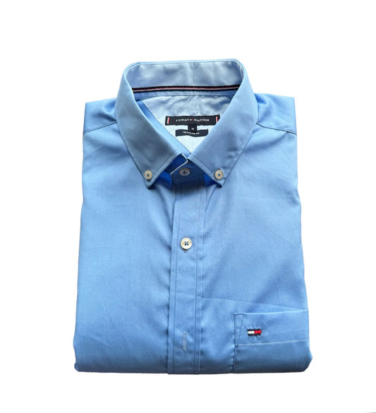 Camisa Tommy Hilfiger Celeste Royal