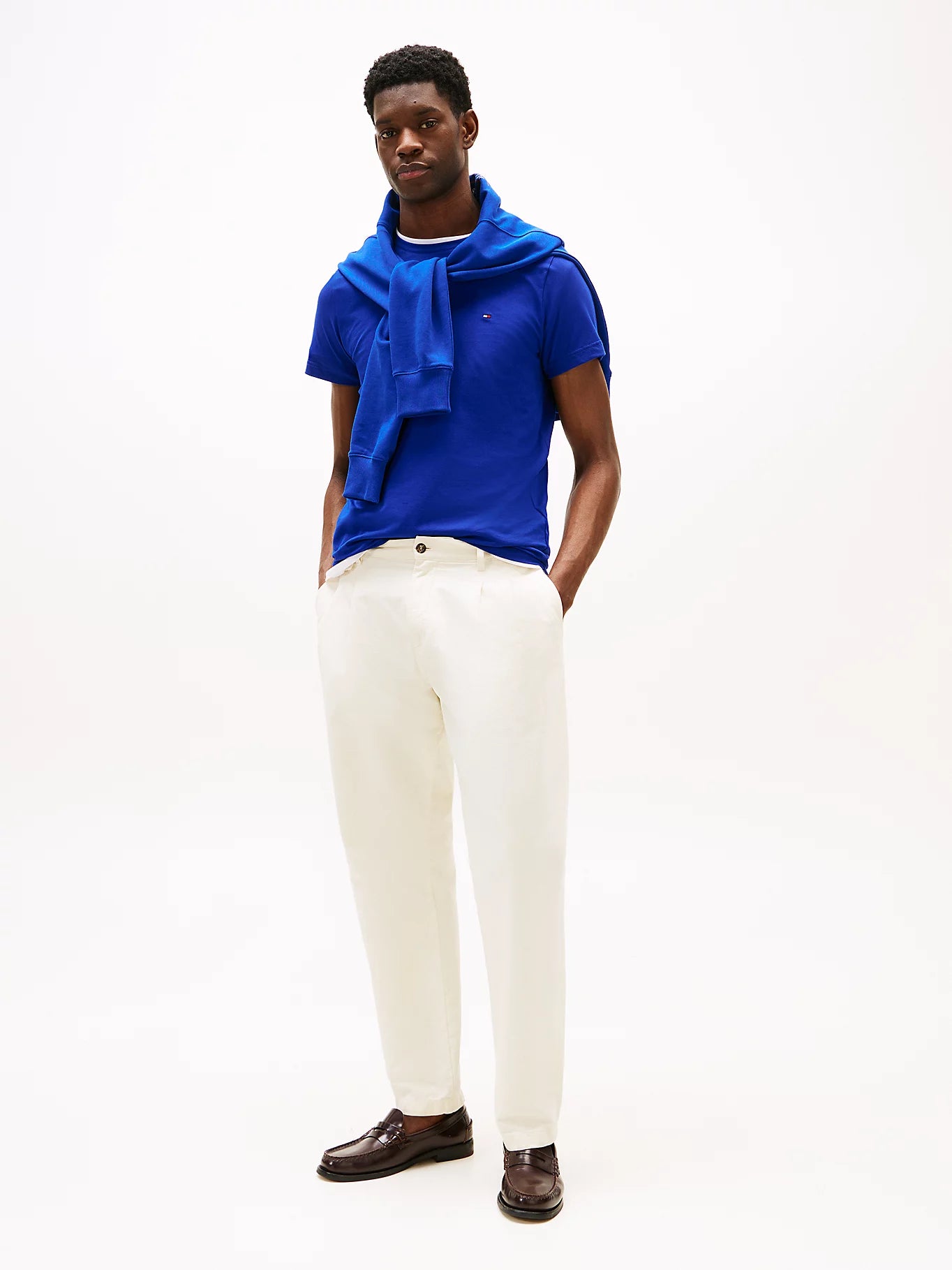 Polo Básico Tommy Hilfiger Azulino