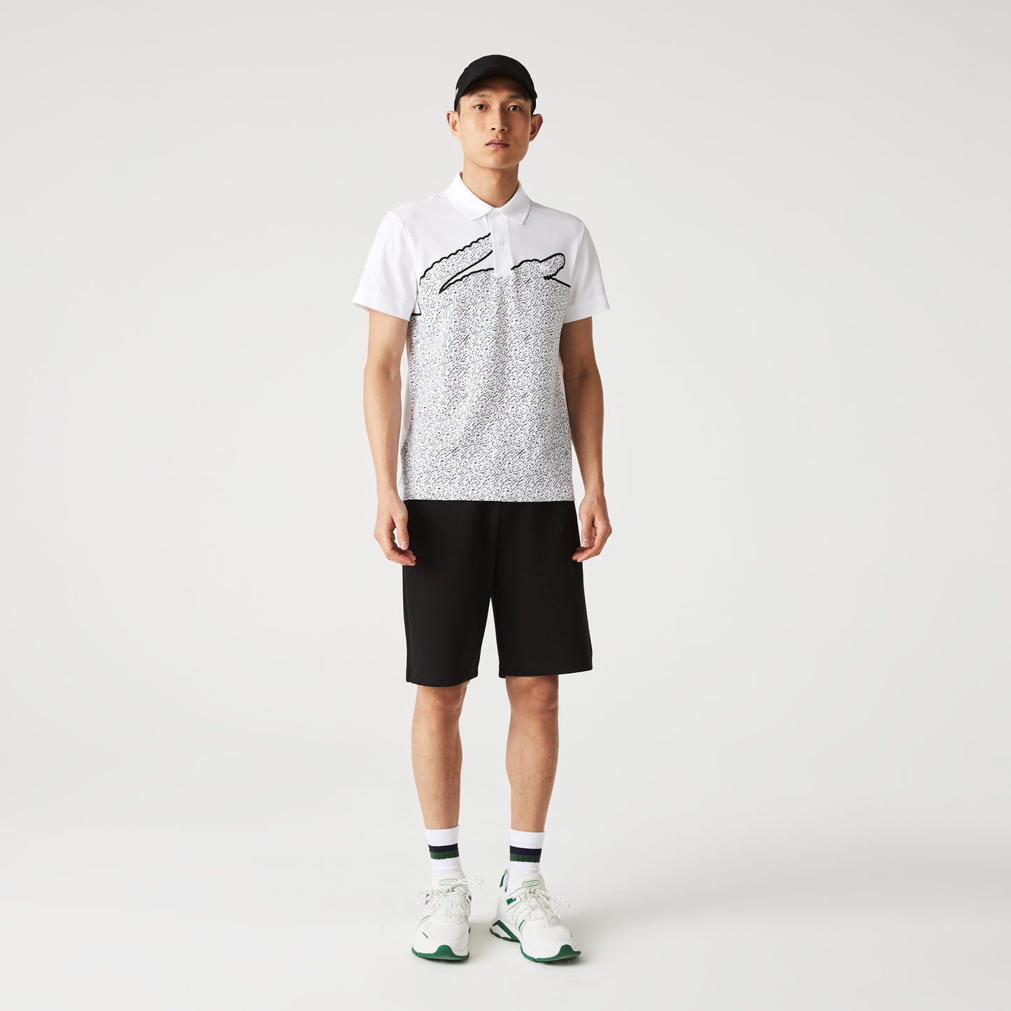 Camisero Lacoste Print Stretch Cotton