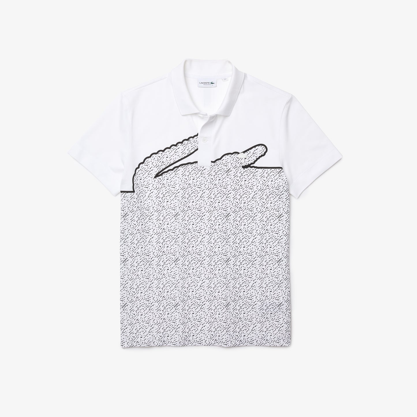 Camisero Lacoste Print Stretch Cotton