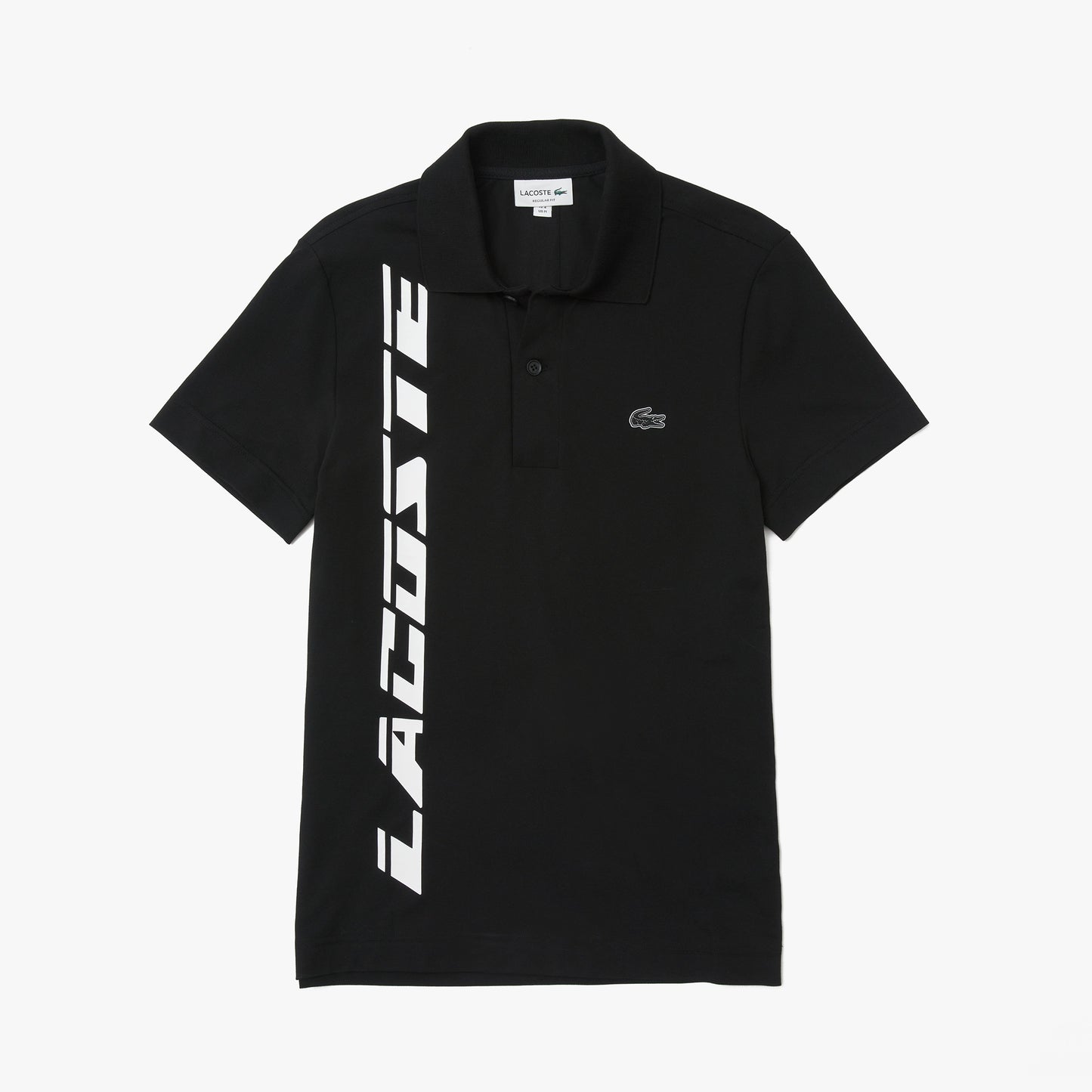 Camisero Lacoste Negro con Letras