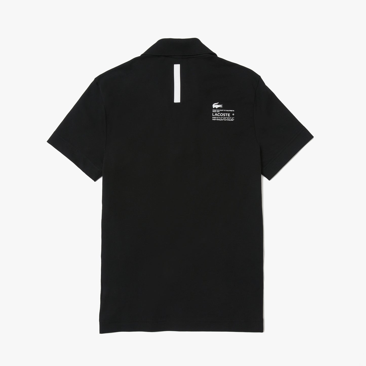 Camisero Lacoste Negro con Letras