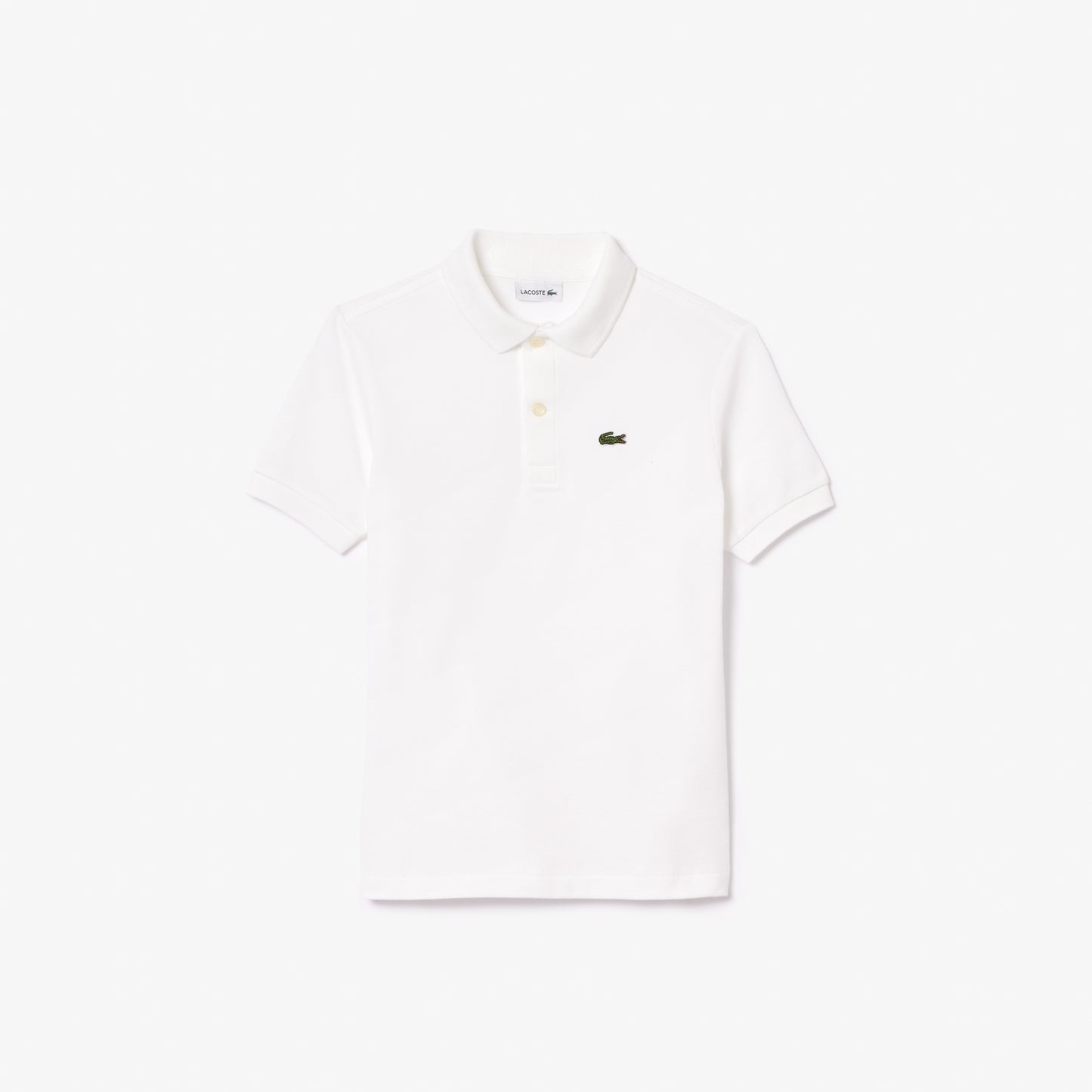 Camisero Lacoste Blanco Niño