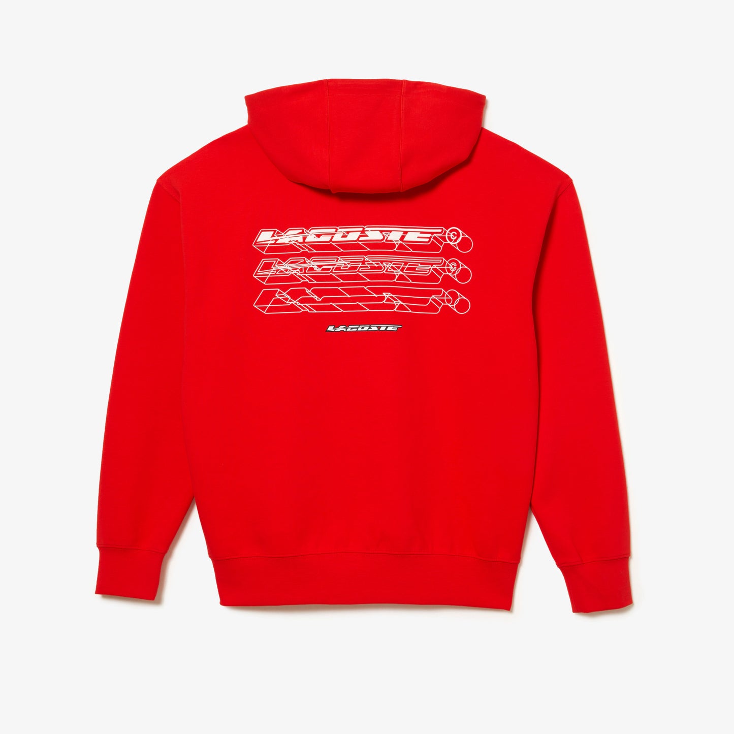 Hoodie Lacoste Rojo Coral