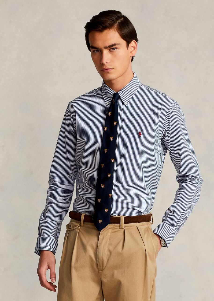 Camisa Ralph Lauren Listada Azul Marino