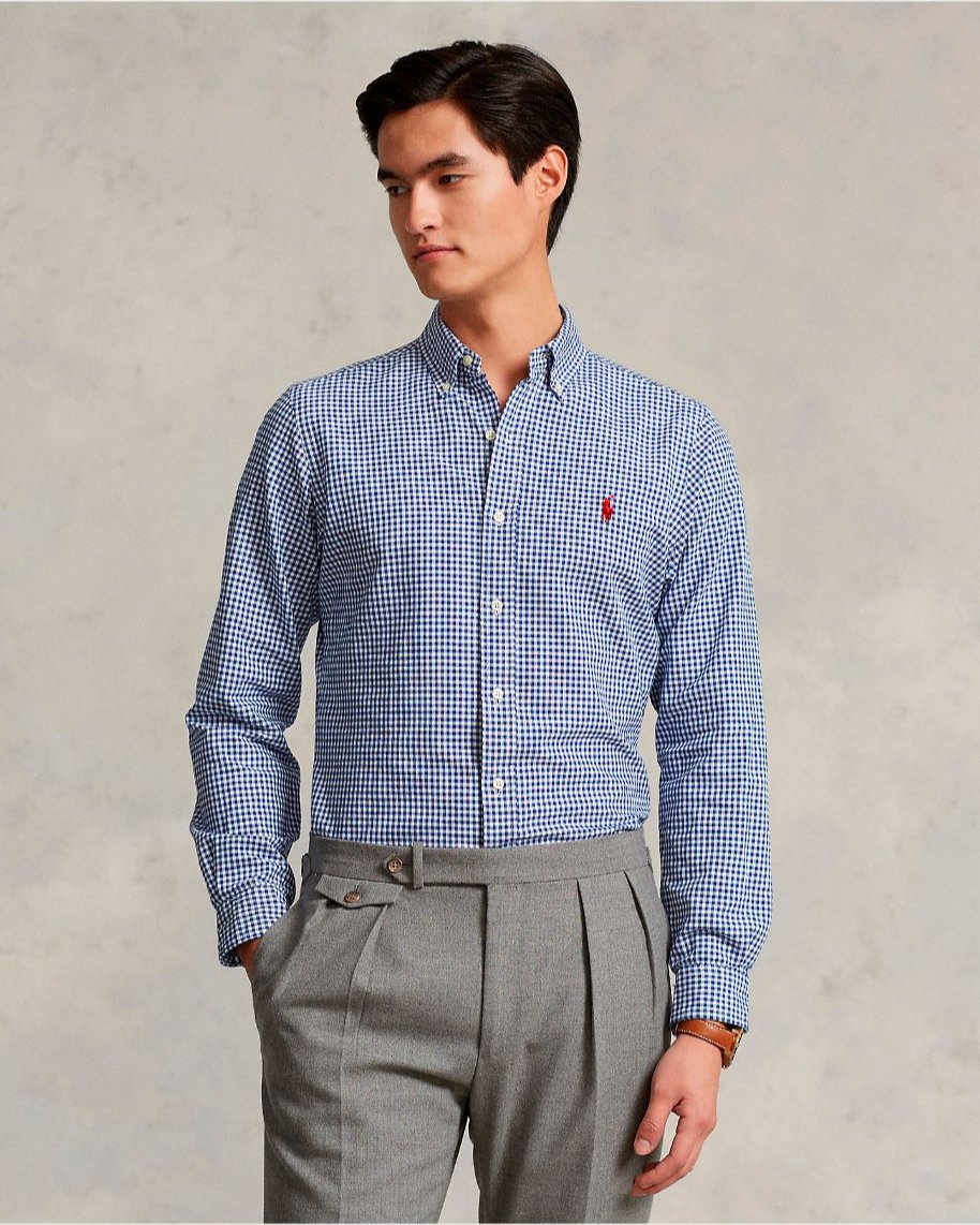 Camisa Ralph Lauren Azul Cuadros