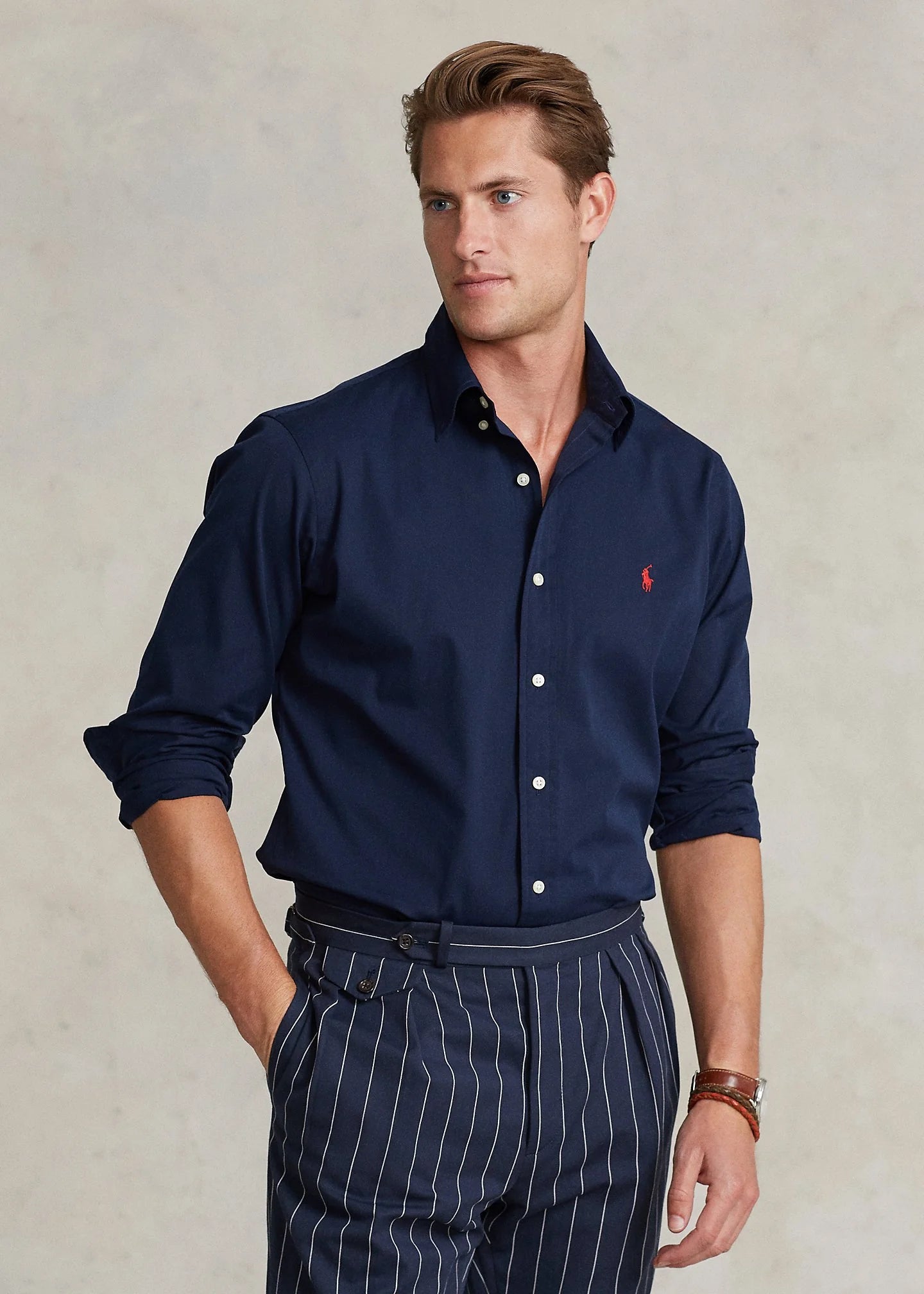 Camisa Ralph Lauren Azul Marino