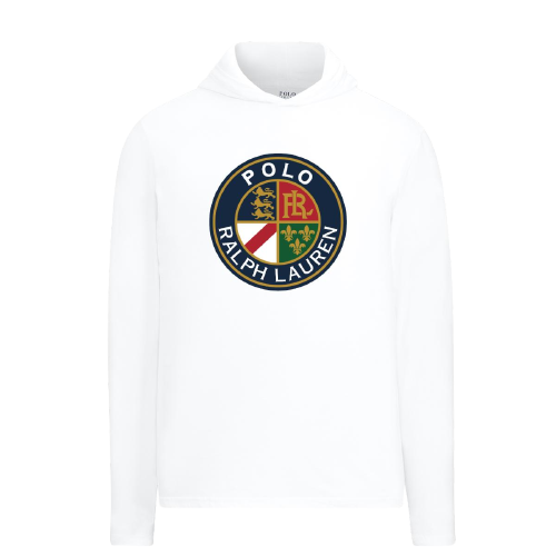 Polo Ralph Lauren con Capucha Blanco Escudo