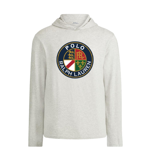 Polo Ralph Lauren con Capucha Gris Escudo