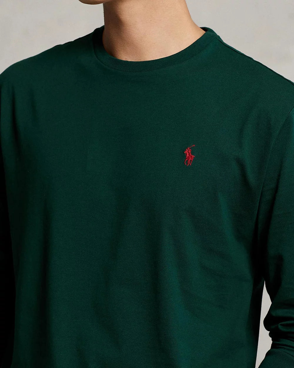 Polo Ralph Lauren Manga Larga Verde Oscuro