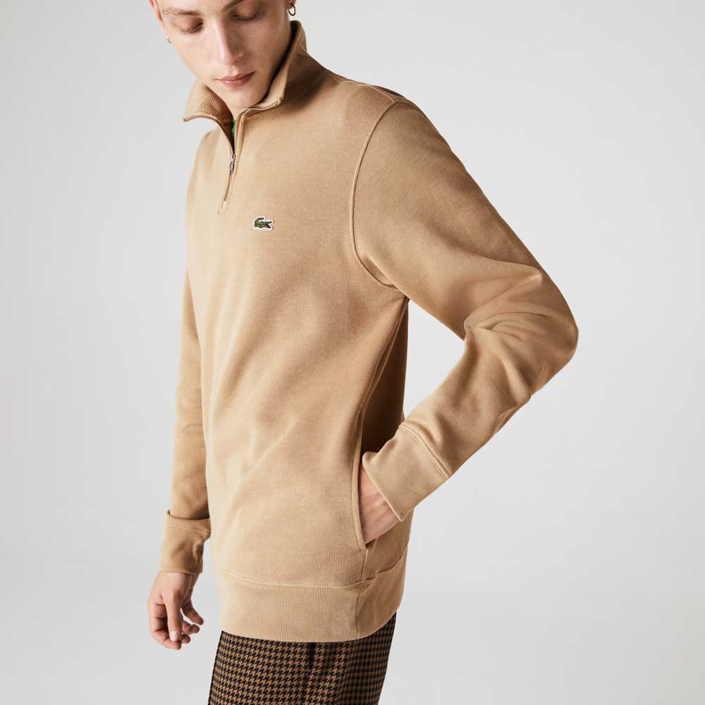 Sweater Lacoste 1/4 Beige