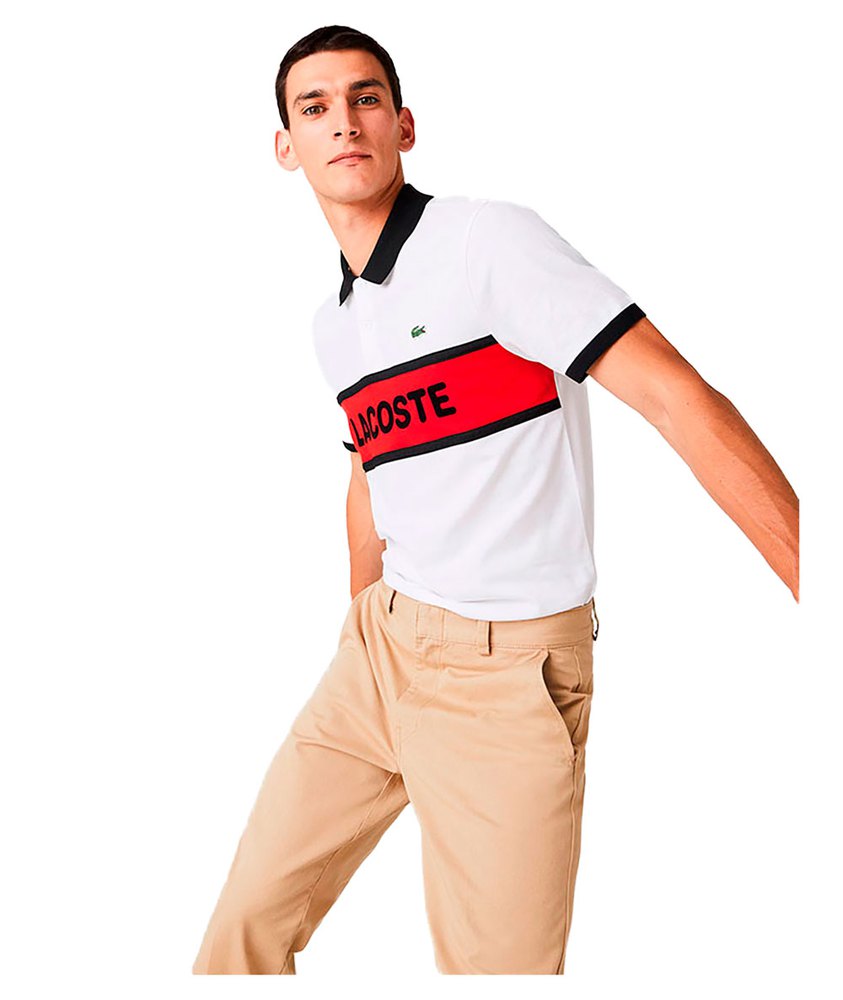 Camisero Lacoste Sport Print Blanco