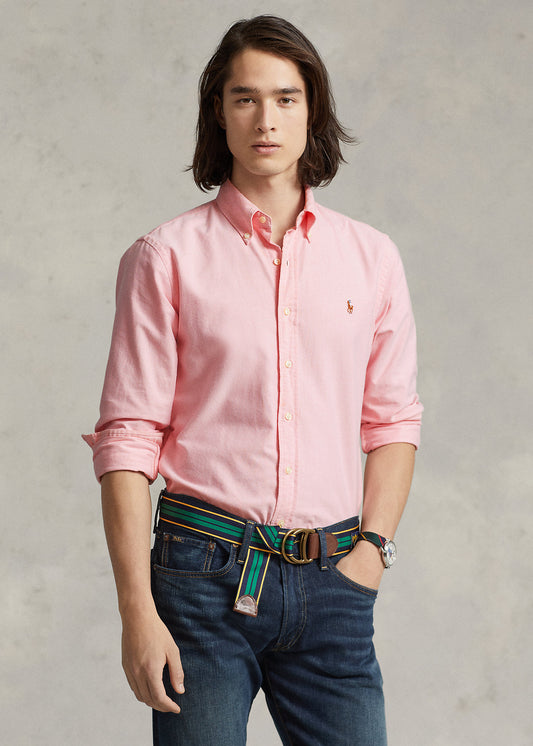 Camisa Oxford Ralph Lauren Rosada