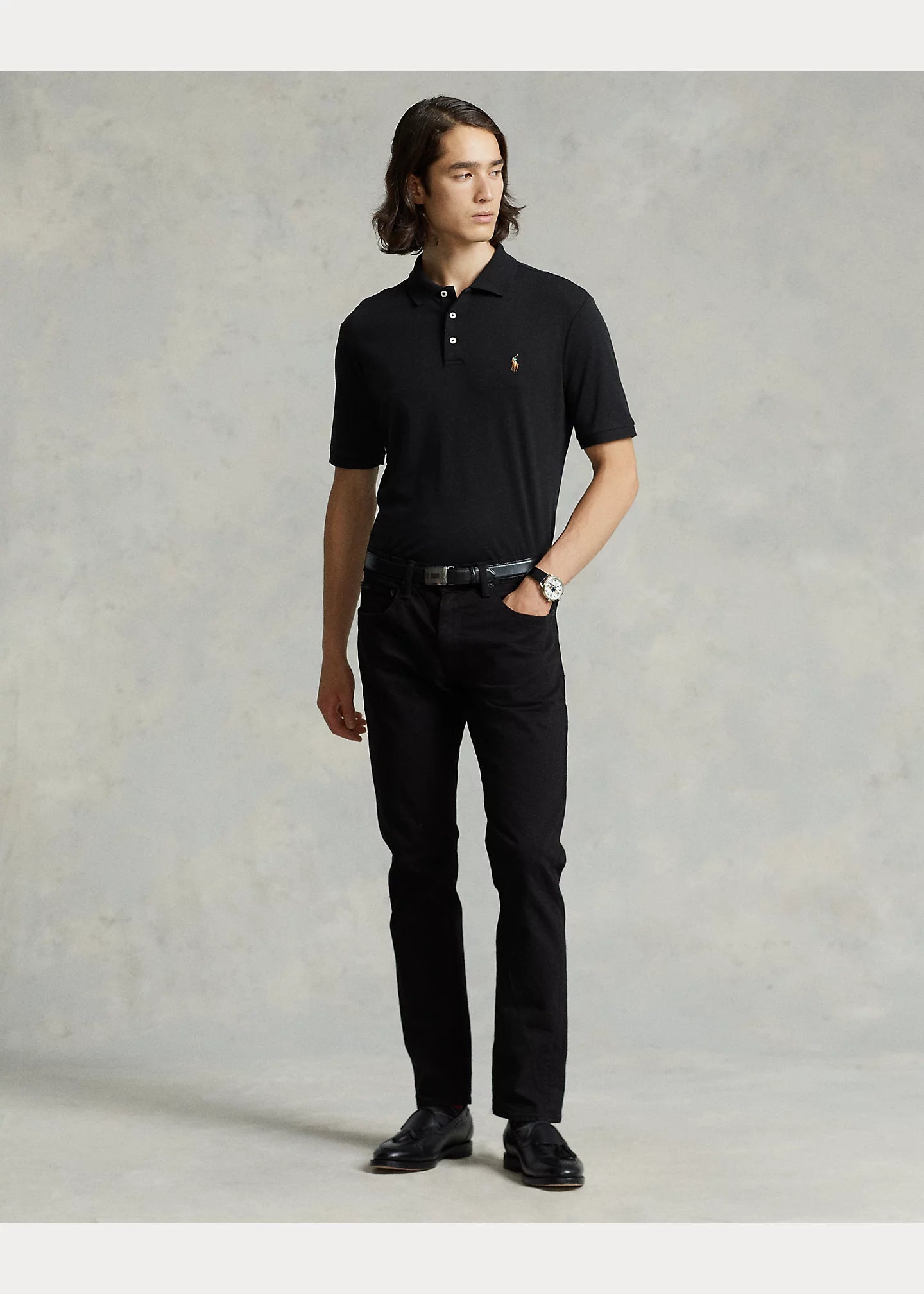 Camisero Ralph Lauren Soft Cotton Negro