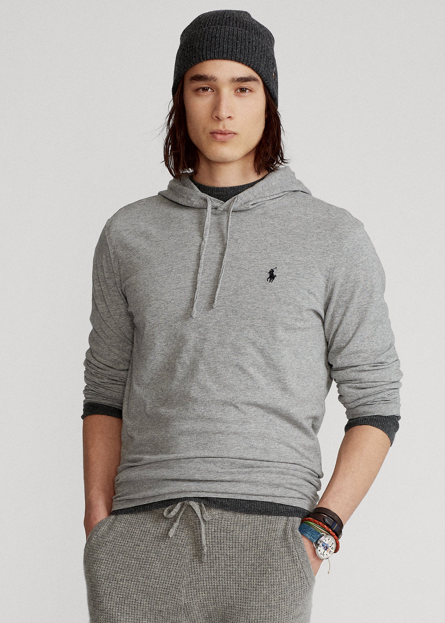 Polo Ralph Lauren con Capucha Gris