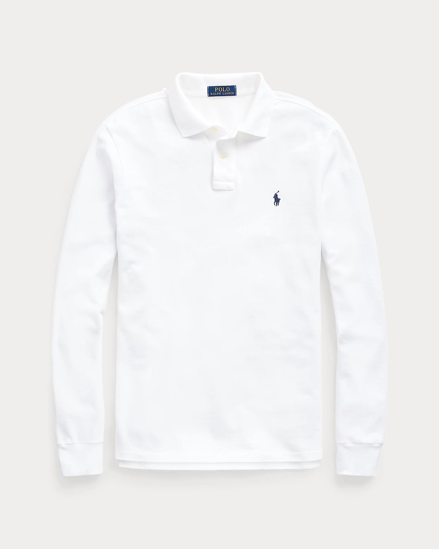 Camisero Ralph Lauren Manga Larga Blanco